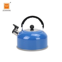 Bouilloire sifflante économique en acier inoxydable de 2,0 L avec peinture colorée pour cadeau promotionnel