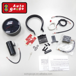 95มม Stepper Motor เครื่องวัดความเร็วจอแสดงผล LED สำหรับดีเซลคำเตือนฟังก์ชั่น Peak - Product Image 4