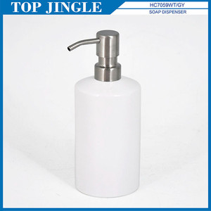 Fancy White Plastic Hand Wash Soap Dispenser - Product Image 4