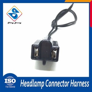Profesional de Coches faro arnés de cableado de automoción mazo de cables de 2 pines conector hembra masculina - Product Image 1
