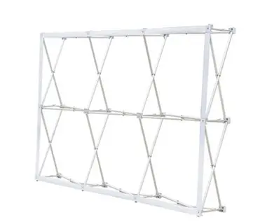 Display Stand Portable Exhibition Booth Wall Banner Stand Straight Backdrop Tension Fabric Pop Up Display For Trade Show