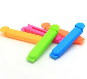 Hot sell high quality Storage plastic Bag Silicone Sealing Clips opp bag seal clip