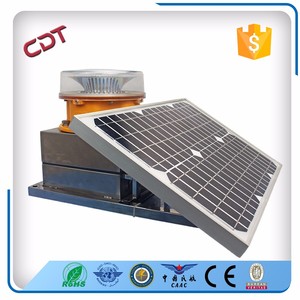 Panel solar de intensidad media B CK-15E Luz de obstrucción ICAO / FAA para edificios altos / torre de telecomunicaciones - Product Image 1