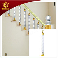 Garde-corps en cristal acrylique pour escaliers, Balustrade en cristal, nouvelle arrivée, poste de Rail, tissoire en acrylique