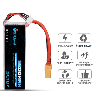 3S1P 30c 11.1 v 2200 mah <span class=keywords><strong>lipo</strong></span> pil paketi rc model uçak için