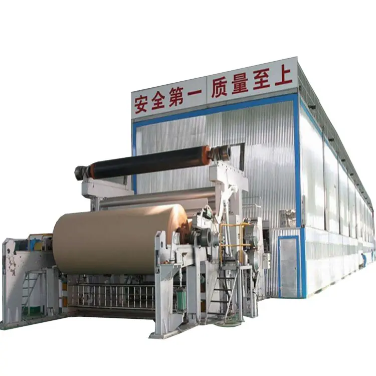 Customized width High performance cylinder mould corrugated kraft paperboard medium paper making machine