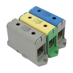 UNIZEN passante di alta corrente CU/AL distributore connettore a vite morsettiere din rail