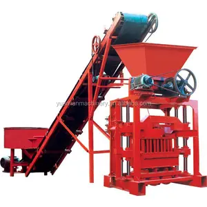 Máquinas de produção de bloco de pasto de ginásio mais populares venda quente de máquinas QTJ4-35 usadas