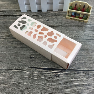 Wedding Favor Divided Recyclable Paperboard Folders Macaroon <strong>Sweets</strong> <strong>Packaging</strong> Boxes with Varnishing for Sugar and Food-Safe Use - Product Image 6
