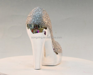 <span class=keywords><strong>Tirelire</strong></span> <span class=keywords><strong>en</strong></span> céramique personnalisée, à talons hauts, <span class=keywords><strong>argent</strong></span>ée - Product Image 4