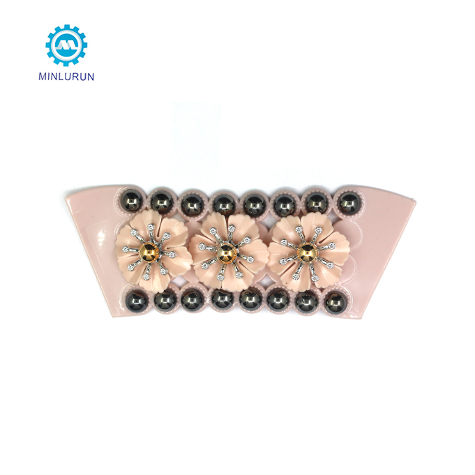 Модные стильные женские туфли с цветком, жемчугом и бриллиантами; Украшения для обуви; Аксессуары; Сандалии; Тапочки; Верхний ремешок