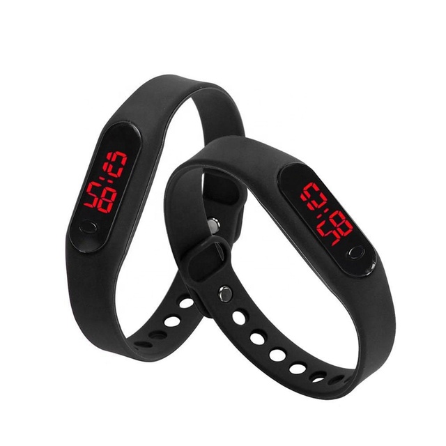 Original Factory LED Watch Silicone Rubber Ladies Watches Men Sports Bracelet OEM Women's Digital Wrist Watches