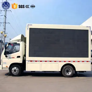 防水デジタルLEDマウントビルボードトラックモバイルステージトラック広告トラック