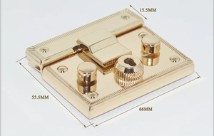 YK865 نوبل خالية من الرصاص حقيبة الملحقات قفل قفل قفل بزر الكبس أقفال معدنية لحقائب اليد - Product Image 3