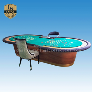 Mesa de Póker Plegable Grande de 14 Plazas para Juegos de Casino para Jugadores de Póker - Product Image 2