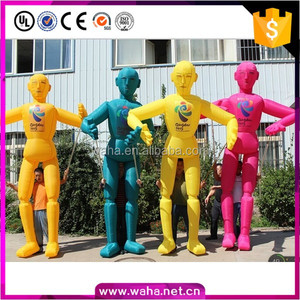 Màu Tím <span class=keywords><strong>Inflatable</strong></span> <span class=keywords><strong>Clown</strong></span> Linh Vật <span class=keywords><strong>Cartoon</strong></span> Costume Với Chân Dài Cho Quảng Cáo - Product Image 6