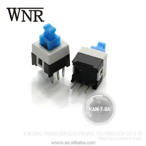 Normally open self reposition self locking Kan key witch,3 pin push button switch KAN-7.0A