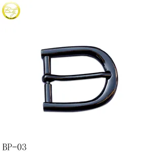 Metal Buckle For Belt Wholesale 1 Inch Shoes Roller Pin Metal Buckle Gunmetal Color Blanks Pin Belt Buckle For Handbag