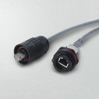 Connecteur femelle étanche RJ45 WEIPU avec connecteurs à boucle RJ45F71 – Type de produit
