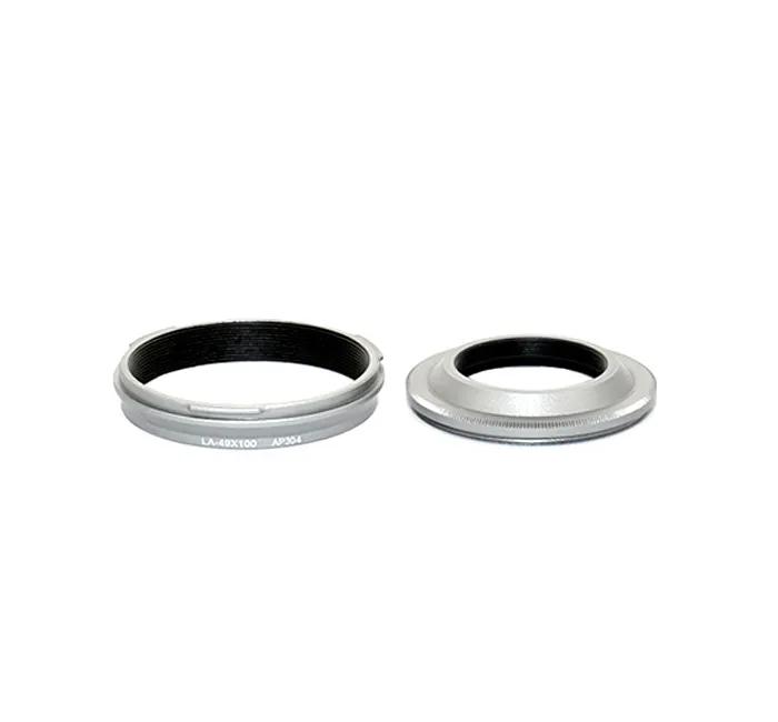 JJC LN-RC49s Metal lens hood for FUJI LH-X100, with a 49mm Filter adapter for FUJIFILM FINEPIX X100 and X100S