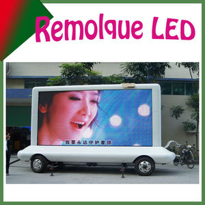 Cuida <span class=keywords><strong>el</strong></span> color al frente del <span class=keywords><strong>sol</strong></span>! Remolque con pantalla LED elevador y giratorio,a todo color, pantalla china, Shenzhen - Product Image 1