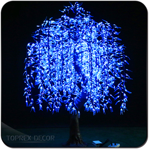 Árbol de Sauce Llorón Artificial con Iluminación RGB para Decoración de Bodas - Product Image 2