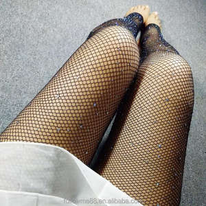 <strong>Women</strong> Sexy Stockings Rhinestone Mesh Fishnet Pantyhose Bling <strong>Tights</strong> Slim <strong>Footless</strong> Fishnet <strong>Tights</strong> - Product Image 2