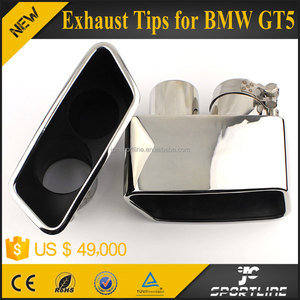 <span class=keywords><strong>2</strong></span> unids/set JC Sportline inoxidable silenciador consejos tubos de escape para BMW GT5 2010-2015 - Product Image 1