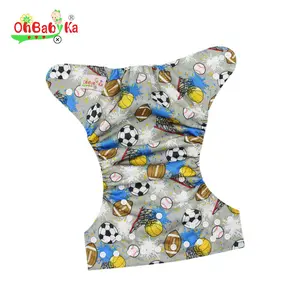 Diaper Factory Ohbabyka Eco-friendly Washable Nappy Reusable Cloth Diapers Wholesale