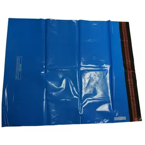 맞춤형 맞춤형 대형 폴리 블루 우편 배송 택배 소포 자체 접착 우편물 플라스틱 배달 가방 옷