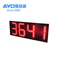 户外7段发光二极管显示屏电子发光二极管时钟倒计时计时器记分牌计数器屏幕