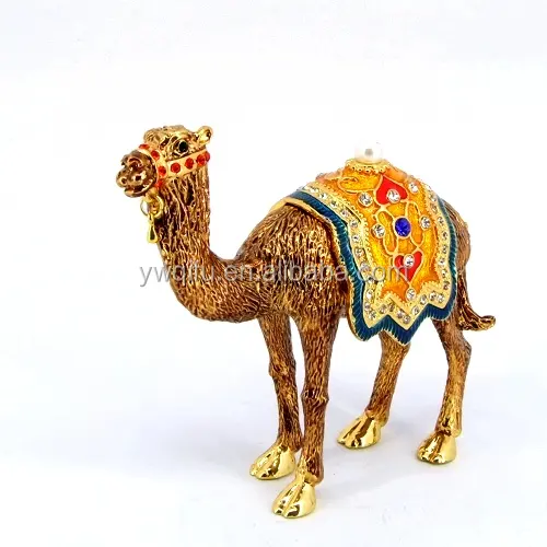 Home decoration wholesale camel art and craft gift box souvenir(QF3709)
