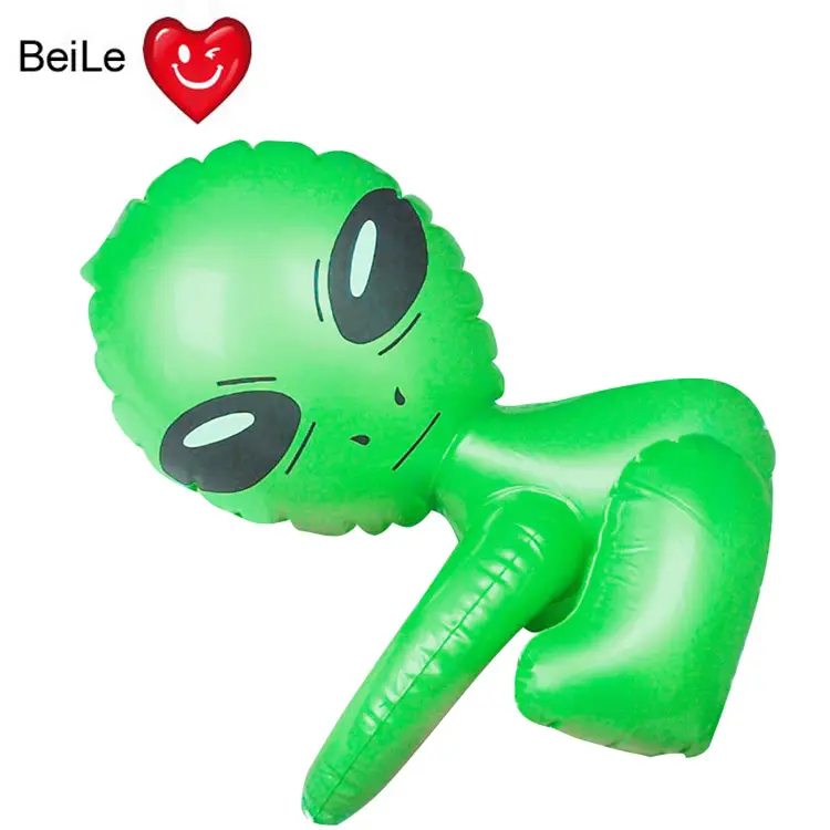 מפעל מחיר חמוד מתנפח ירוק קטן alien דגם צעצועים לילדים
