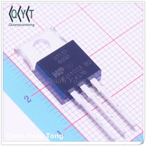 Triac <span class=keywords><strong>bt137</strong></span> Transistor <span class=keywords><strong>bt137</strong></span> <span class=keywords><strong>BT137</strong></span>-600 <span class=keywords><strong>BT137</strong></span>-<span class=keywords><strong>600D</strong></span> sensible la puerta 600 V 8A agujero pasante-220 - Product Image 2
