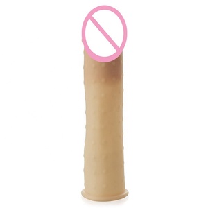 Guaina per Pene Giocattoli Sessuali per Adulti Collari Maschili Ritardanti Eiaculazione Precoce in Silicone Fine - Product Image 1