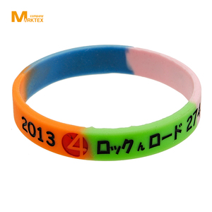 ผู้ผลิตสร้อยข้อมือสายรัดข้อมือซิลิโคนสีผสม - Product Image 3
