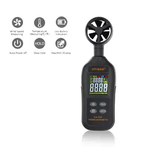 Luft temperatur messgerät, digitaler Wind geschwindigkeit messer Anemometer