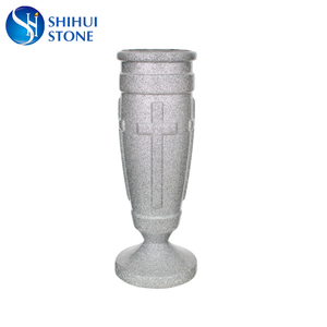 Vases <span class=keywords><strong>en</strong></span> <span class=keywords><strong>marbre</strong></span> blanc <span class=keywords><strong>pour</strong></span> cimetière - Product Image 2