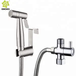 Zwei Funktionen hohe qualität 304 edelstahl bad handheld wasser spülen Bidet Spray für wc