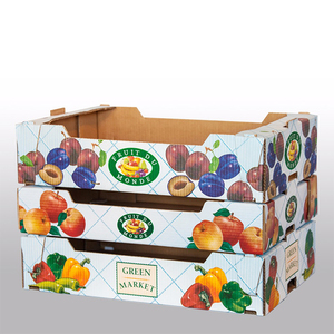 Boîte en Carton ondulé entièrement imprimé, boîte de fruits en Carton