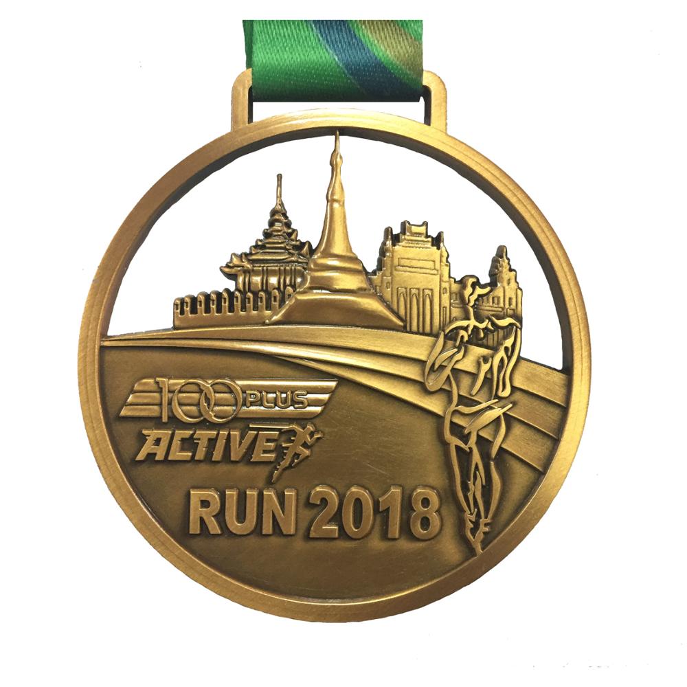 Рекламная фабрика, недорогие золотые 3d медали на заказ