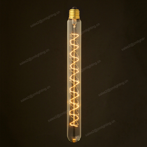 Spirale Tornante E26 E27 110 V 220 V 25 W 40 W 60 W tubo lungo T9-135 60 W edison lampadine stile T30 - Product Image 1