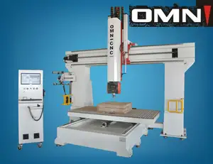 China NC Studio Controller 5 Axis CNC Router For Wood Cabinet Engraving And Cutting