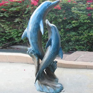 Maison de luxe jardin Bronze Sculpture métal dauphins <span class=keywords><strong>piscine</strong></span> cascades Antique jardin fontaines en fonte <span class=keywords><strong>fontaine</strong></span> <span class=keywords><strong>dauphin</strong></span> - Product Image 1