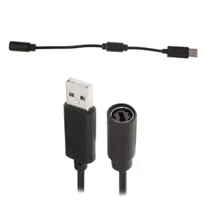 Free Ship USB Breakaway Extension CableにPC Converter Adapter Cord For Microsoft Xbox 360 Wired Controller Game Accessories