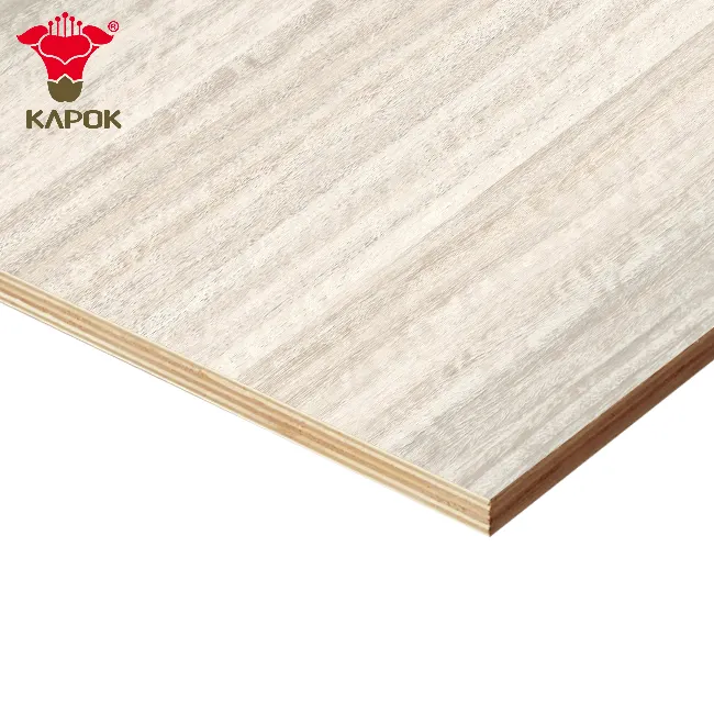 Kapok Panel Hoge Kwaliteit 18Mm Wit Hoogglans Melamine Multiplex Panel