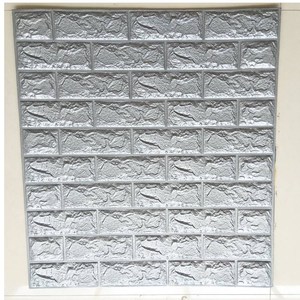 Adesivi 3d da parete decorazione semplice schiuma <span class=keywords><strong>Pvc</strong></span>/pe rimovibile autoadesivo rivestimento murale per la casa stile effetto 3D colore personalizzato moderno - Product Image 4
