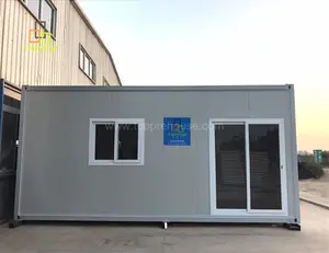 Cheap price prefabricated knock down reefer luxury duplex shipping container prefab house quick concrete container houses