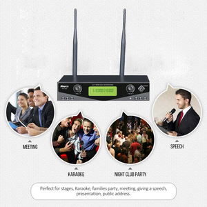 Microphone de karaoké professionnel de vente chaude avec collier sans fil portable pour les enseignants et le connecteur XLR de <span class=keywords><strong>chant</strong></span> d'église - Product Image 5