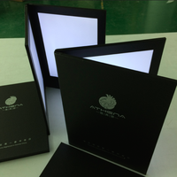 Estaurant – support lectronic en cuir acklit, barre de taille, couverture de menu en cuir usagé